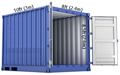 storage container dimensions